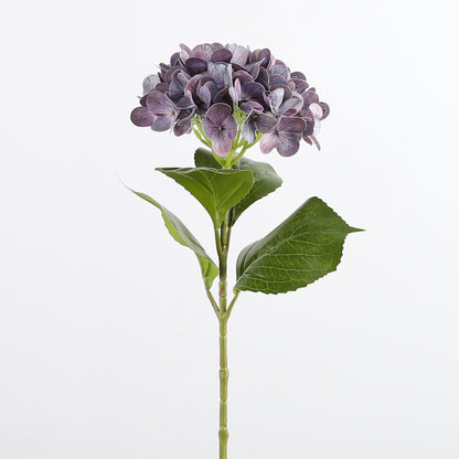 Lifelike 3D Hydrangea Faux Flower Stem in Blue – Perfect for Home Décor, Weddings, and Photography Props