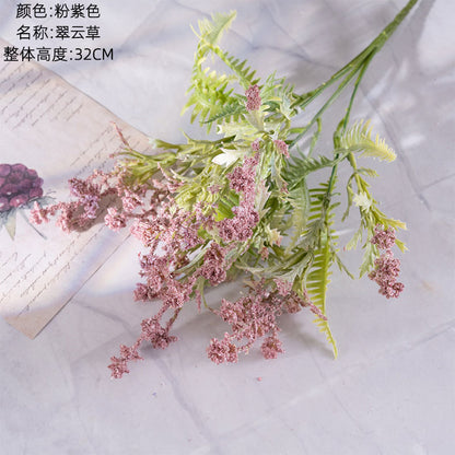 Lifelike Wedding Greenery Plant Home Decor - Elegant Faux Flowers for Ins Aesthetic - Perfect for All Occasions - CL10001