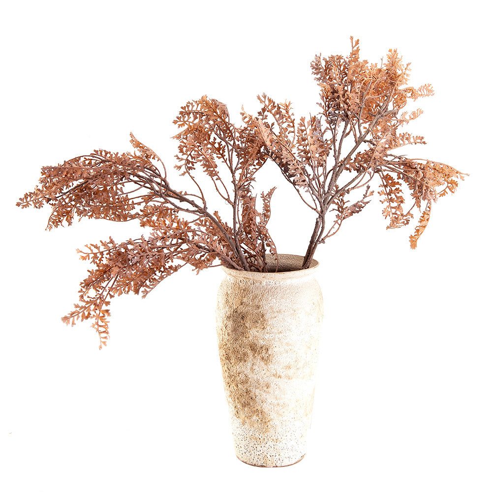 Stunning Faux Dried Floral Arrangement - 2-Prong Misty INS Style Home Decor for Weddings and Celebrations (Model MW82105) – Perfect for Lasting Elegance and Versatile Styling