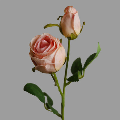 Realistic Double-Sided Edged Rose – Luxurious Silk Flower for Living Room Decor, Wedding Props, Tea Flower Arrangements, and Photography Backdrops