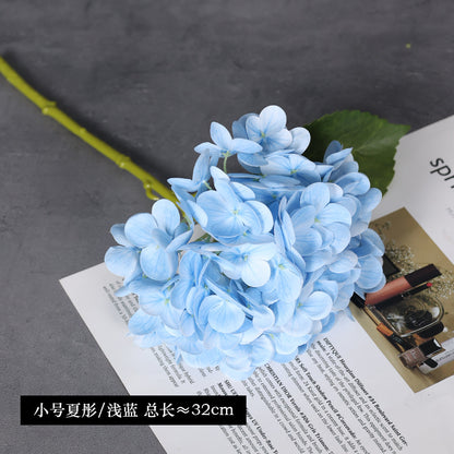 Elegant Faux Hydrangea Bouquet with High-Quality Petals – Perfect for Home Décor, Weddings, and Event Decorations