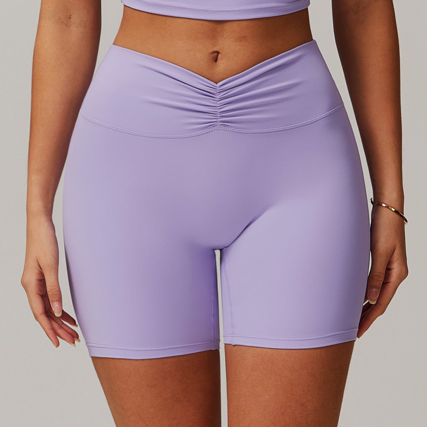 High Waisted Peach Shaping Yoga Shorts for Women's Fitness Butt Lifting Tummy Control Cloud Like Comfort for Active Movement