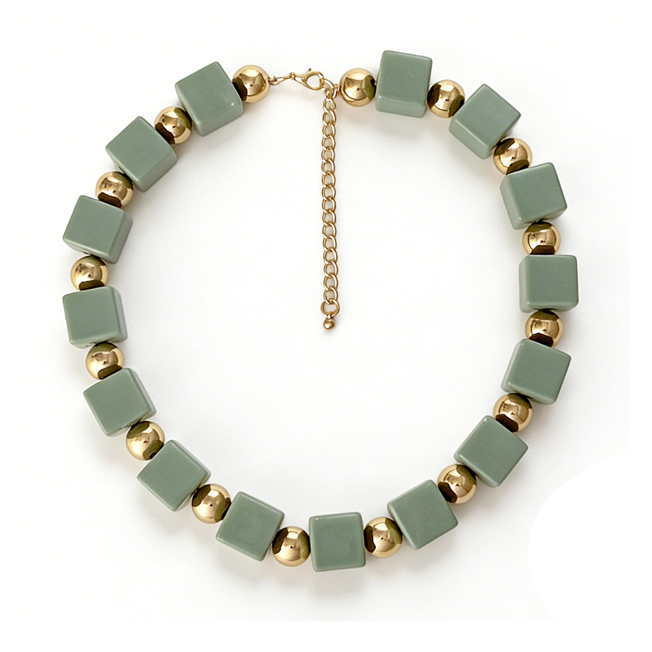 Stylish Handmade Multilayer Geometric Colorful Square Beaded Bohemian Necklace for Women – Unique, Versatile Accessory for Any Occasion