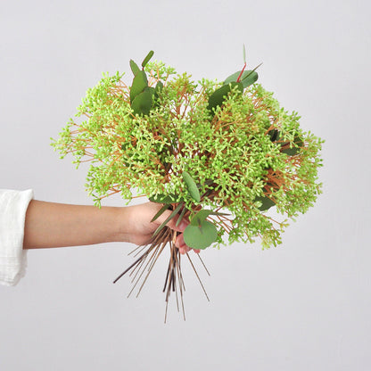 Realistic Baby’s Breath Bouquet – 3 Stalks of Hand-Tied Silk Flowers for Home Décor and Wedding Arrangements – Perfect for Elegant Event Styling