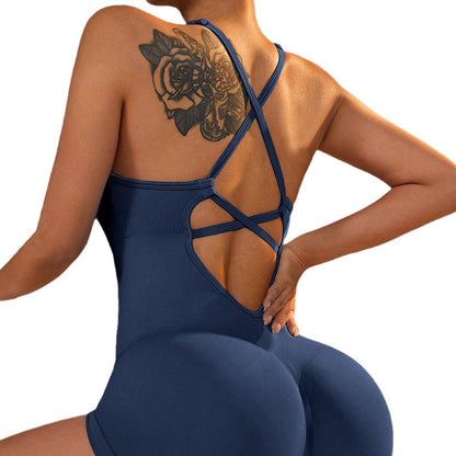 Spring Summer High Performance Yoga Bodysuit for Women Breathable Flexible and Dance Fitness Gear