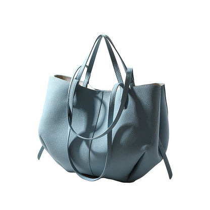 First Layer Leather Tote Bag for Women Spacious and Versatile Genuine Leather Handbag for Commuting and Fashion Forward Living