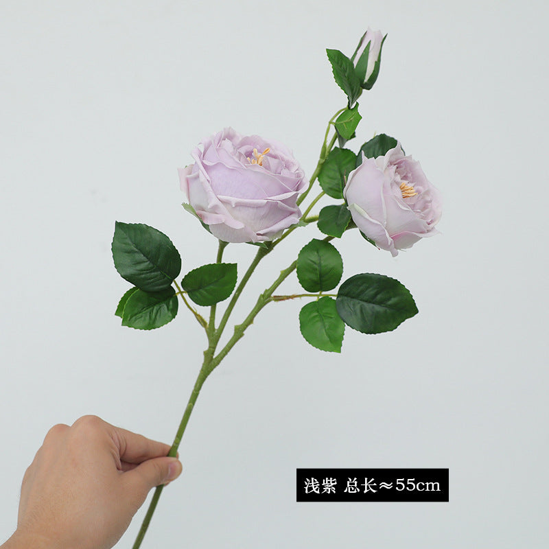 Realistic Touch Austin Rose Flowers for Weddings | Elegant Faux Floral Decor, Perfect for Photography Props and Table Centerpieces