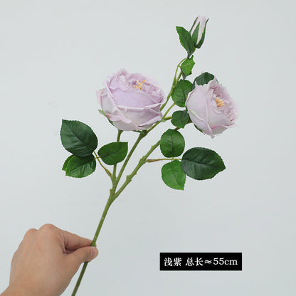 Realistic Touch Austin Rose Flowers for Weddings | Elegant Faux Floral Decor, Perfect for Photography Props and Table Centerpieces