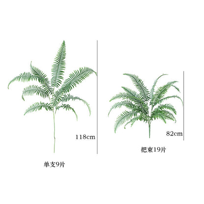 Realistic Green Fern Plant with Persian Leaf - Elegant Faux Greenery for Weddings, Nature-Inspired Decor, Outdoor Arrangements, and Lush Scenery