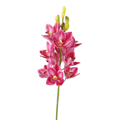 Realistic Single Stalk New Zealand Large Orchid - Perfect Indoor Decoration for Living Rooms, Wedding Celebrations, and Photography Prop