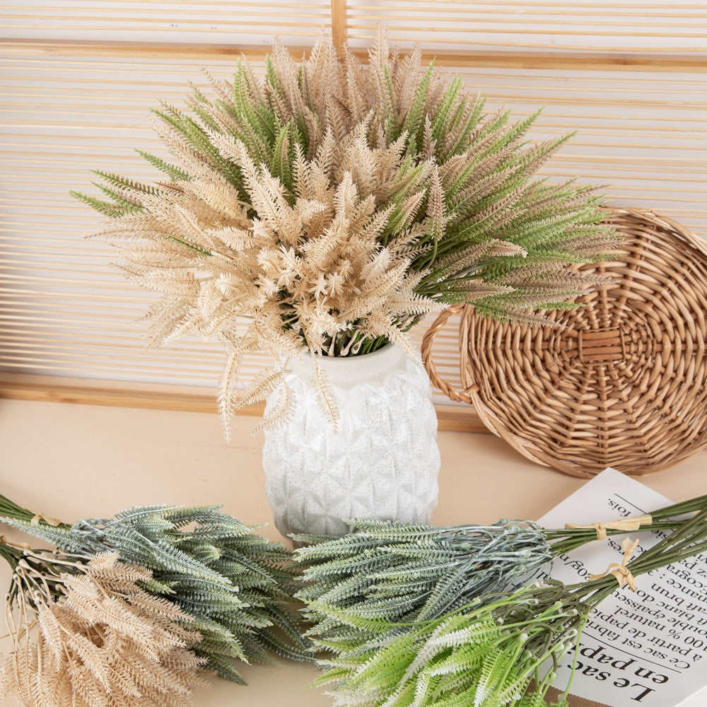 Lifelike Long-Handled Dogtail Grass Faux Floral Arrangement | Perfect Greenery Decor for Weddings & Special Events - YC1074