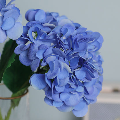 Luxurious Single-Stem Hydrangea - Realistic Faux Flower for Home, Hotel Decor, and Special Events - Ideal for Weddings, Elegant Arrangements, and Long-Lasting Moisture Retention