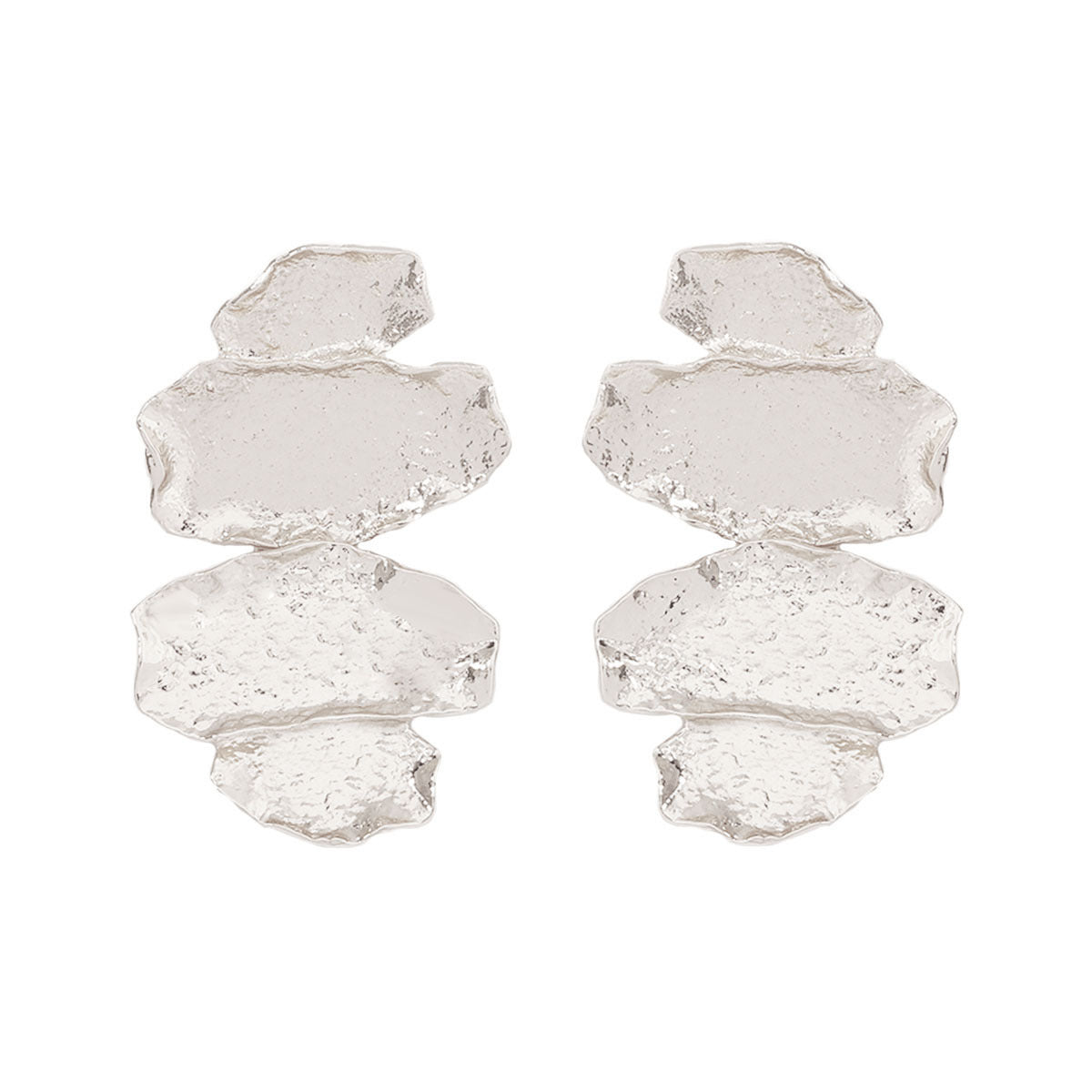 Chic Vintage French-Inspired Gold Earrings – Elegant Lightweight Luxury Studs Perfect for Unique Style