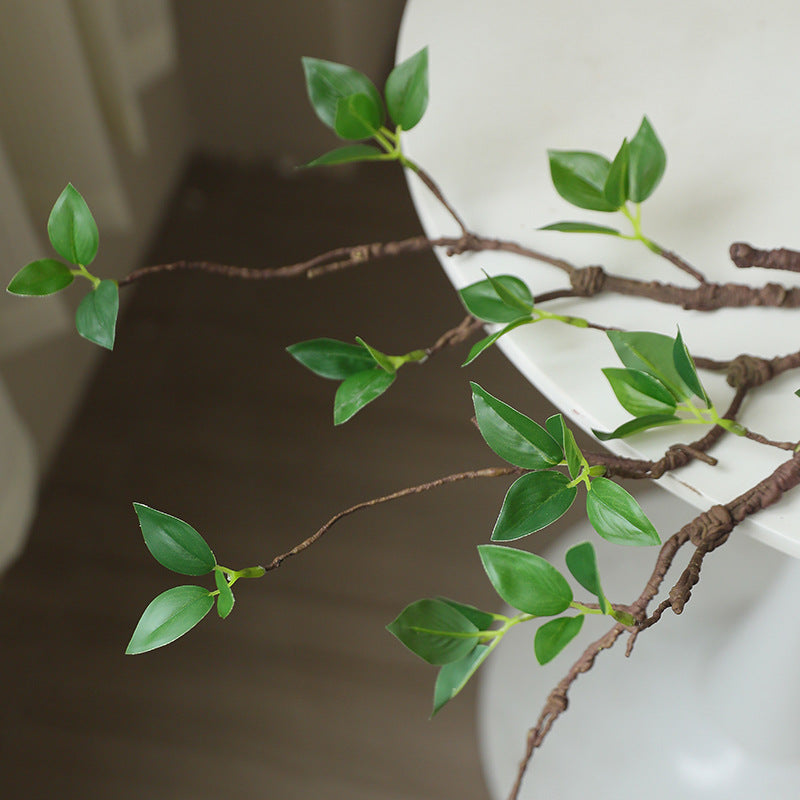 Artificial Green Plant with Realistic Dry Tree Branches – Stunning Faux Floral Decor for Office and Indoor Spaces