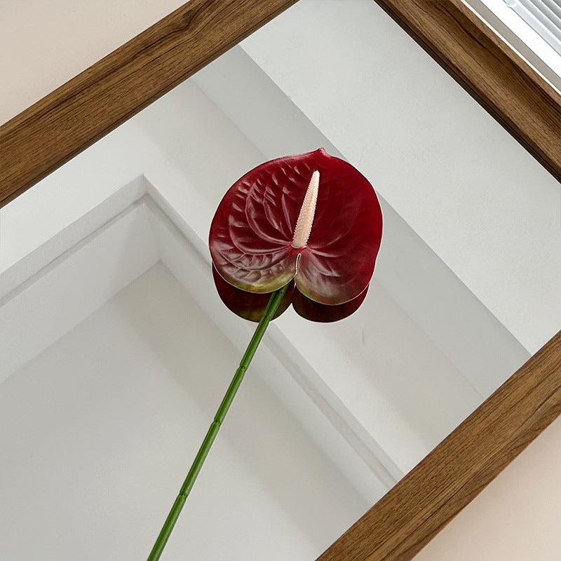 Stunning 3D Printed Simulated Flowers - White and Red Anthurium for Weddings, Floral Arrangements, and Home Decor - Perfect for Event Styling and Soft Furnishings!