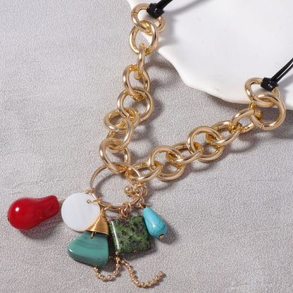 Bold and Unique Tribal-Inspired Pendant Necklace for Women - Versatile Everyday Accessory & Perfect Gift for Any Occasion