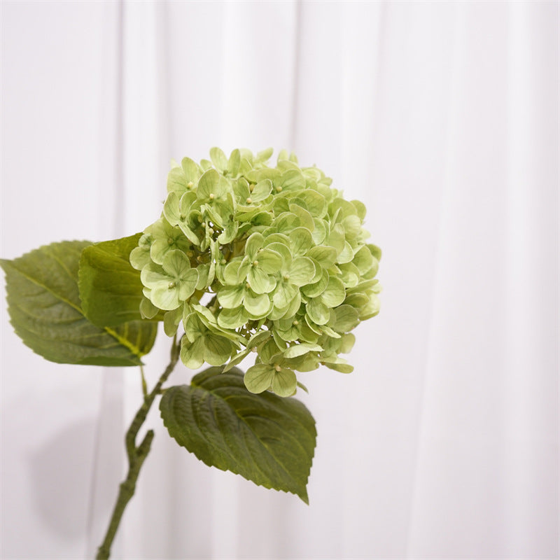 Lifelike Hydrangea Flower Arrangement - Soft Touch Moisturizing Faux Floral Decor for Living Room, Dining Table Centerpiece, Home Decoration, and Wedding Celebrations