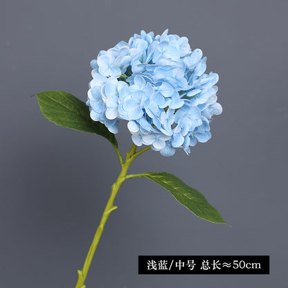 Realistic 3D Touch Hydrating Faux Flower Hydrangea Bouquet for Weddings and Hotel Decor - Stunning Silk Floral Arrangement for Elegant Events