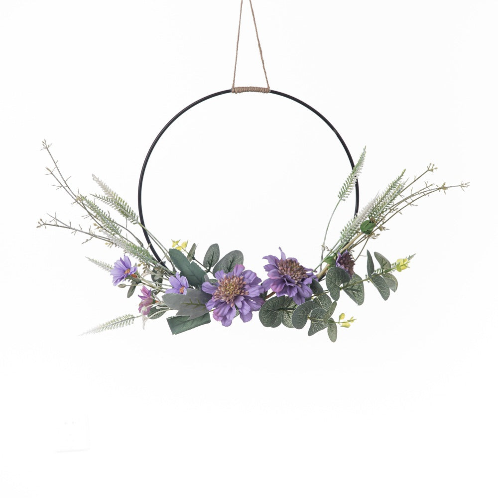 Stunning Faux Floral Wall Decor - Elegant Silk Flower Arrangement for Home Decoration and Wedding Bouquet - Perfect Wall Hanging for Stylish Events - Model CF01151