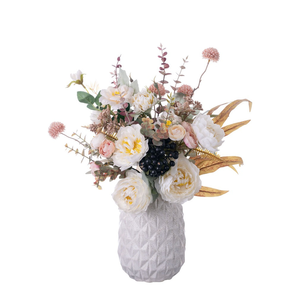 Charming Spring Breeze Wisteria-Inspired Faux Flower Bouquet - Perfect for Weddings and Home Decor - Wall Hangings & Handheld Floral Arrangements CF01421