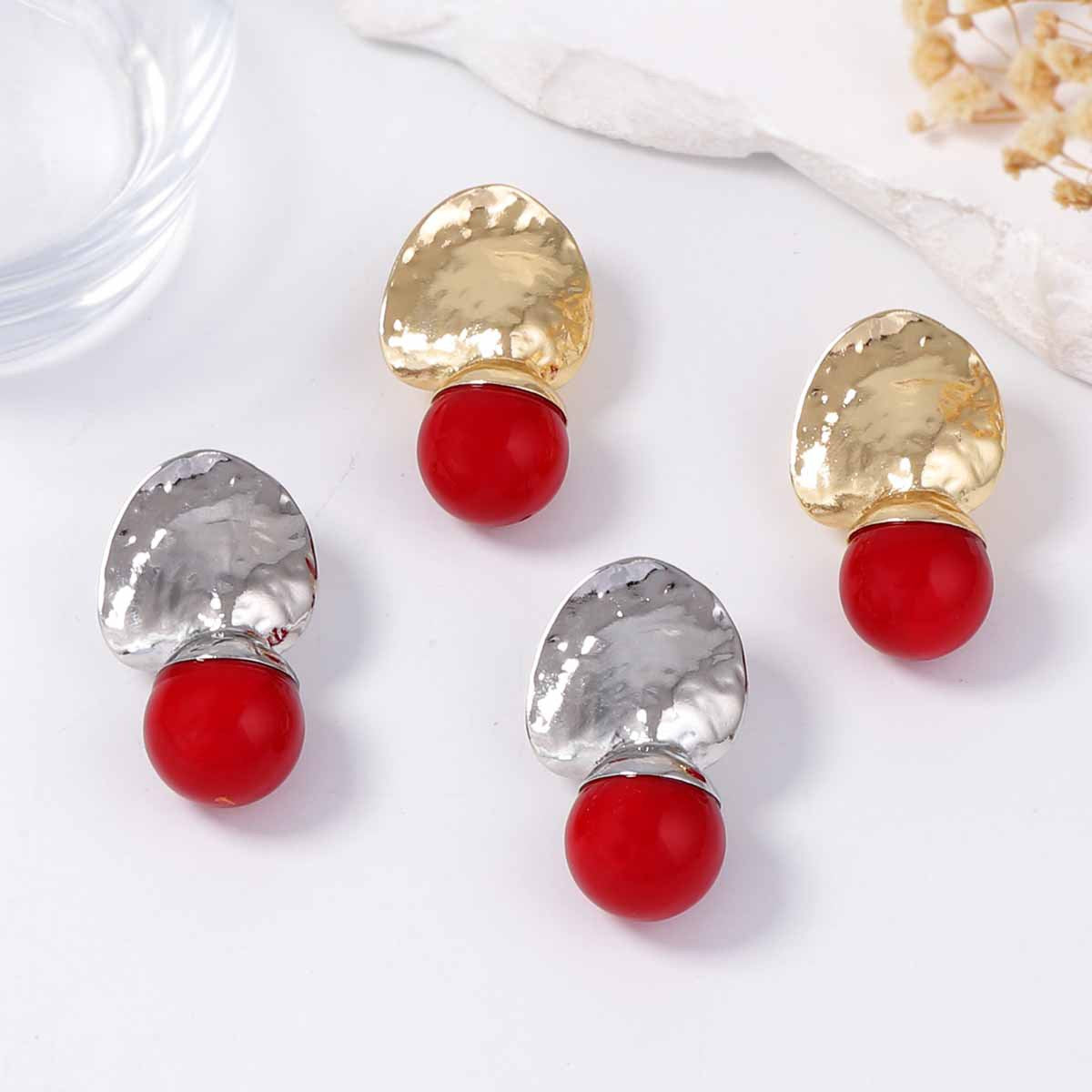 Chic Vintage-Inspired Alloy Shell Drop Earrings - Unique Lightweight Design for Effortless Elegance