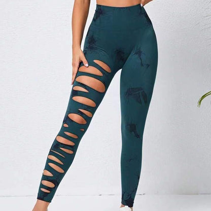 Seamless Tie Dye High Waisted Lifting Leggings for Women Breathable Quick Dry and Workout Pants for Gym and Fitness Training