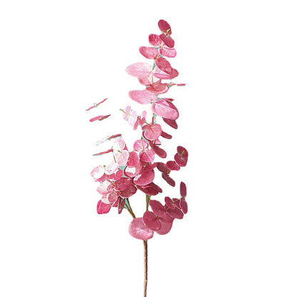 Elegant Single-Stem Forked Eucalyptus Leaves Decoration – Stylish Faux Plant for Home Décor, Perfect for Living Rooms, Offices, and Special Events