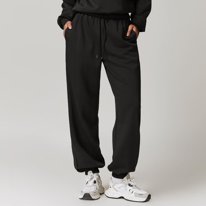 Spring High Waisted Relaxed Fit Sweatpants Versatile Wide Leg Joggers for Casual Outfits Activewear Style 8952 1