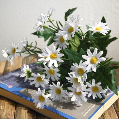 24-Piece Mini Daisy Floral Arrangements for Rustic Home Décor - Perfect Photographic Props, Realistic Faux Flowers, and Beautiful Wildflower Accents