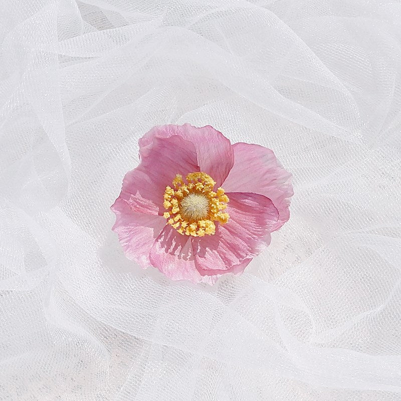 Stunning 6cm Artificial Poppy Flowers - Perfect for Weddings, Events, and Gift Decorations - Vibrant Faux Floral Accents for Bridal Bouquets and Stylish Home Decor