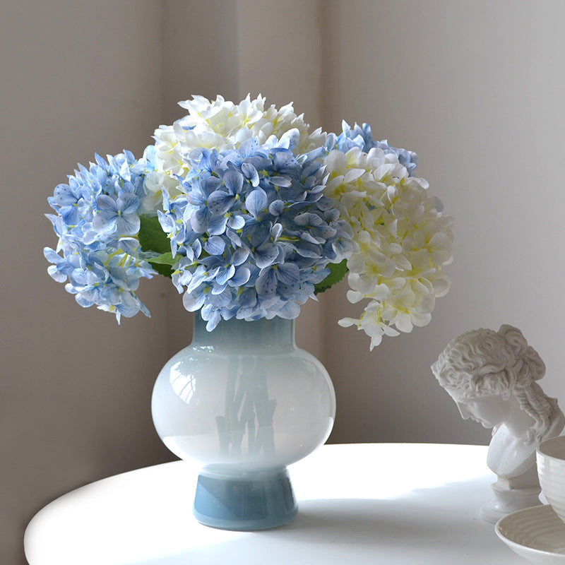 Spring-Inspired 3D Hydrangea Faux Flowers - Artistic Home Decor & Photography Props | Silk Floral Arrangements for Weddings & Event Decor