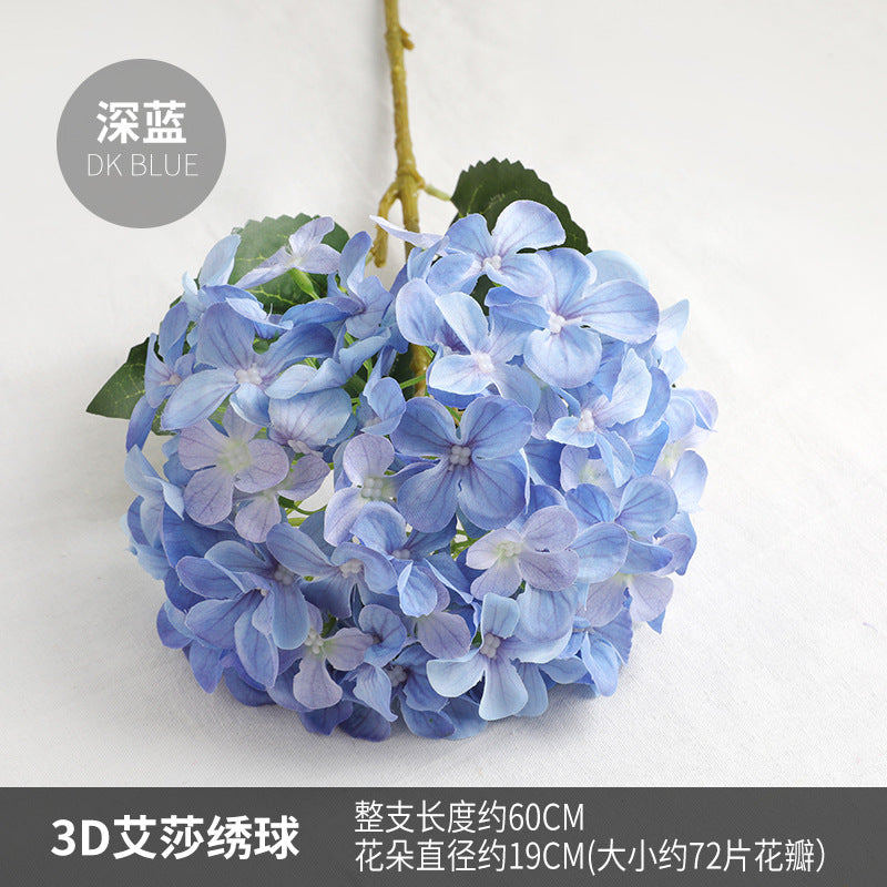 Stunning Faux Hydrangea Bouquet for Wedding Decor and Home Decoration – 3D Printed Elsa-inspired Floral Arrangement for Living Room Elegance