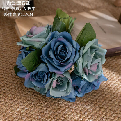 Realistic Artificial Rose Bouquet for Weddings - Stunning Faux Flower Handheld Arrangements Perfect for Home Décor and Event Decoration