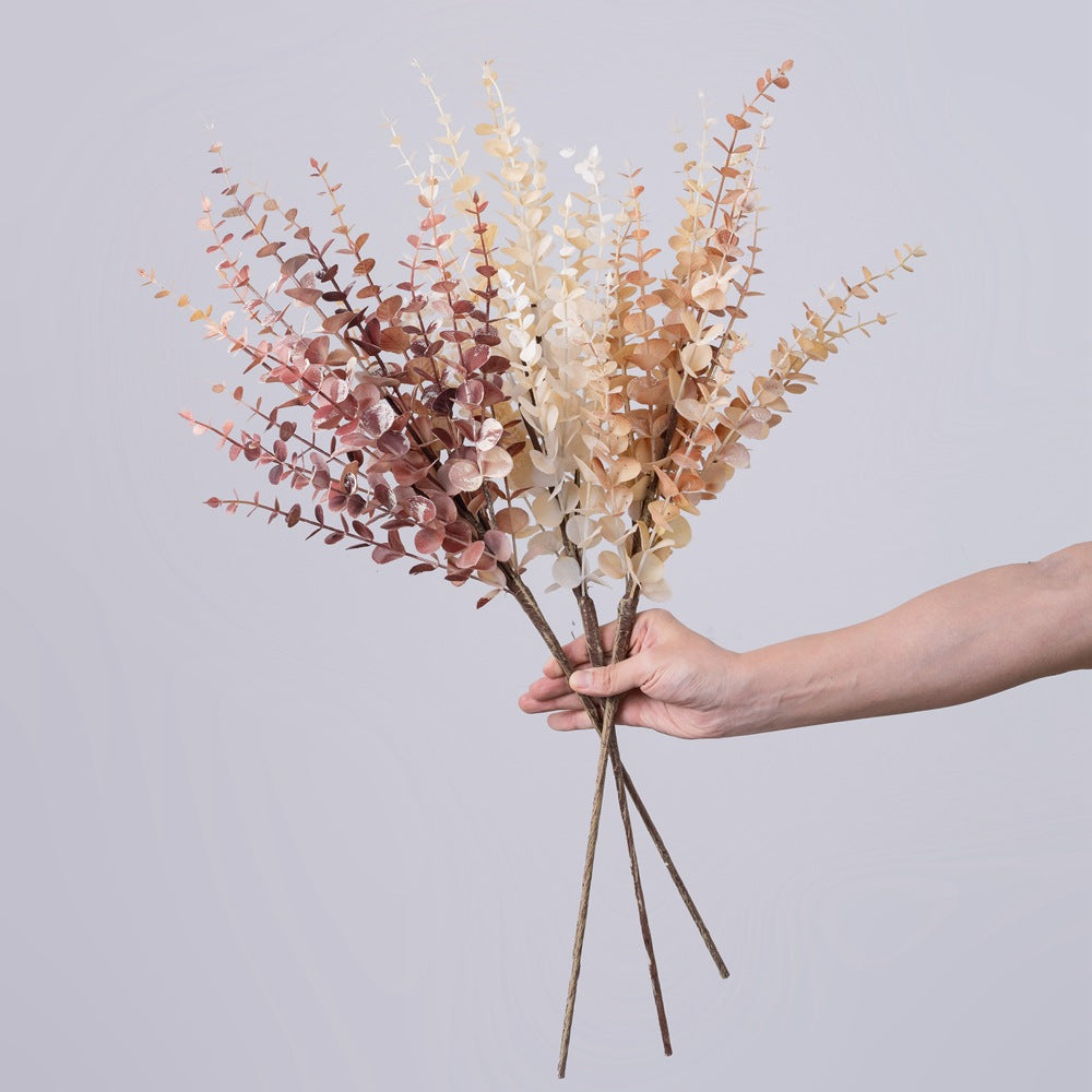 Stunning Long-Stemmed Faux Eucalyptus Bouquet for Home Decor – Perfect for Weddings, Celebrations, and INS Style Arrangements - Model MW89101