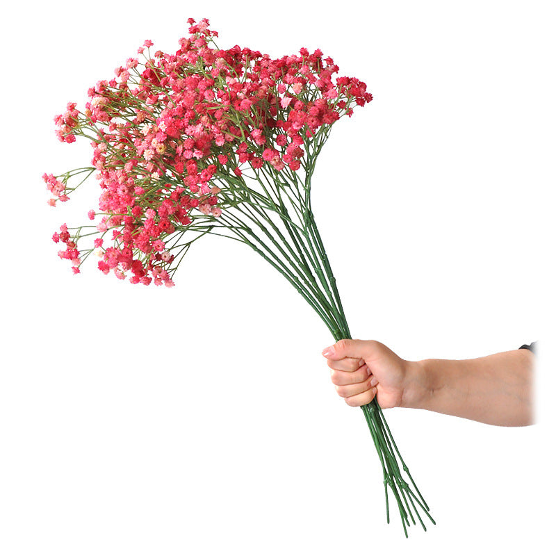 Realistic Baby's Breath Artificial Flower Stem - Perfect for Wedding Decor, Home Styling, and Floral Arrangements