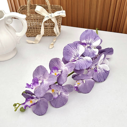 Stunning 9-Head Artificial Butterfly Orchid Arrangement – Perfect for Home Décor, Wedding Centerpieces, and Table Decorations