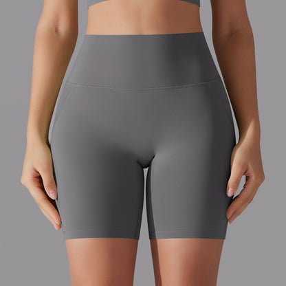 High Waisted Butt Lifting Yoga Shorts No Underwear Needed for Running Gym Workouts and Fitness Activities