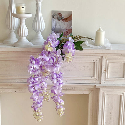 Lifelike Giant Wisteria Silk Blooms – Stunning Fake Flowers for Wedding Decor, Elegant Room Accents, and Exquisite Event Floral Arrangements