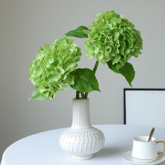 Realistic Hydrangea Faux Flowers for Home Décor -  Quality, Moisture-Resistant, Perfect for Living Room and Bedroom Styling, Ideal Photo Props