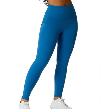 High Waisted Pocket Yoga Leggings for Women Tummy Control Butt Lifting Fitness Pants for Running and Yoga Training