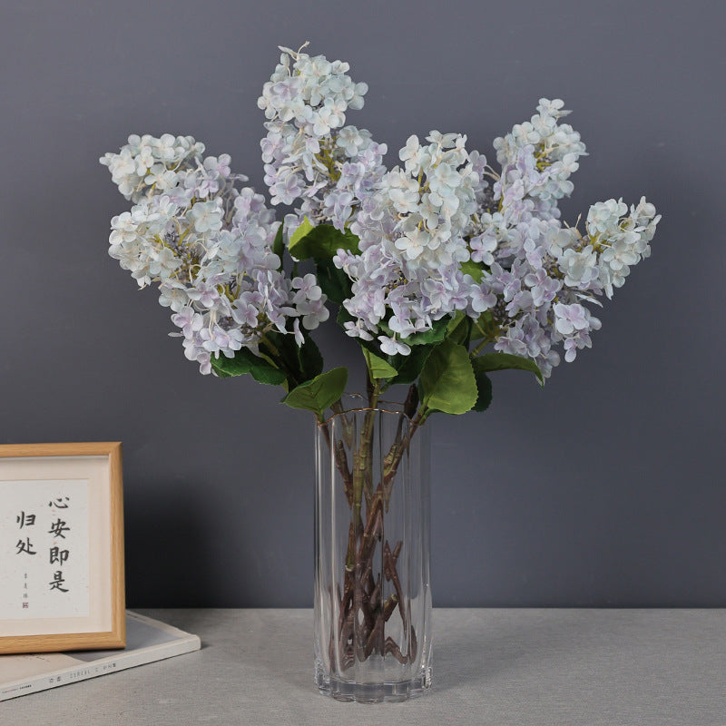 Large Single Stalk Faux Hydrangea Bouquet – Perfect for Weddings, Event Decorations, Photo Props, and Stunning Floral Arrangements