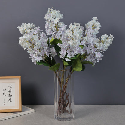 Large Single Stalk Faux Hydrangea Bouquet – Perfect for Weddings, Event Decorations, Photo Props, and Stunning Floral Arrangements