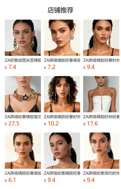 Exquisite Lightweight Luxury Heart-Shaped Rhinestone Pendant Necklace - Perfect Alloy Geometric Design for Elegant Evening Wear
