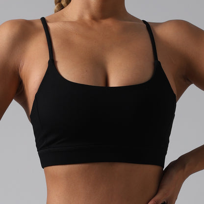 Workout Set with Butt Lifting Shorts and Supportive Camisole Bra for Yoga Gym and Fitness Enthusiasts