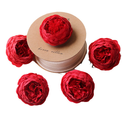 Elegant Peony Flower Accessories for Hair Decorations - Perfect for Wedding Favors and Gift Box Décor