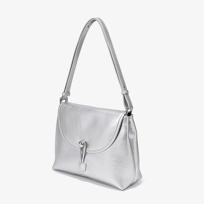 Genuine Leather Shoulder Bag Fashionable Crossbody Bag for Women with High Capacity for Commuting and Everyday Use