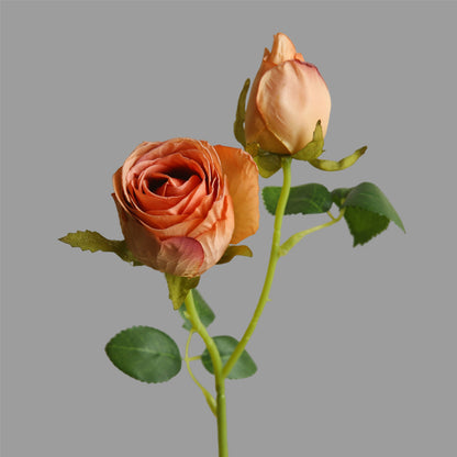 Realistic Double-Sided Edged Rose – Luxurious Silk Flower for Living Room Decor, Wedding Props, Tea Flower Arrangements, and Photography Backdrops