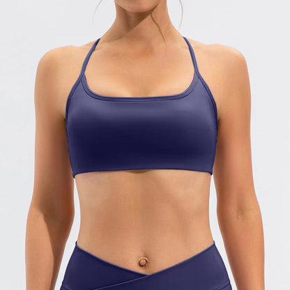 Women's Yoga Sports Bra Supportive Shock Absorbing and Back for Gym Fitness and Everyday Wear