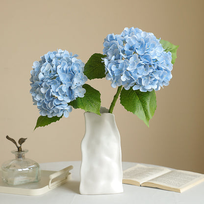 Luxurious Hydrating Handfeel Artificial Hydrangea - Perfect for Forest-Themed Weddings and Home Décor, Stunning Faux Floral Arrangements