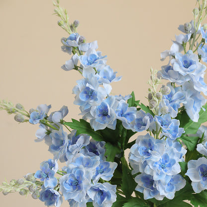 High-Quality Hydrangea and Delphinium Artificial Flowers – Luxurious Touch for Home Décor and Wedding Decorations